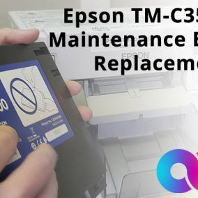 Epson TM-C3500: Maintenance Box Replacement