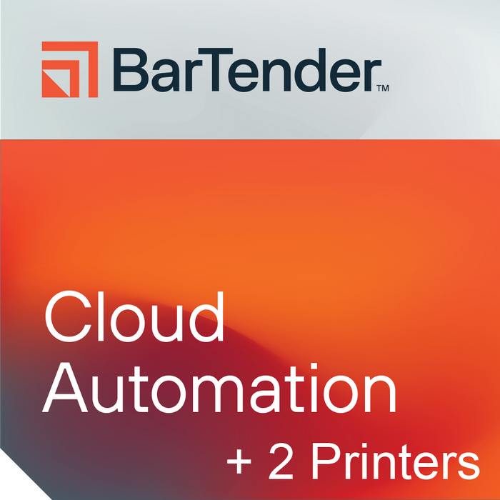 BarTender Cloud Automation - Plan + 2 Printers Annual Subscription