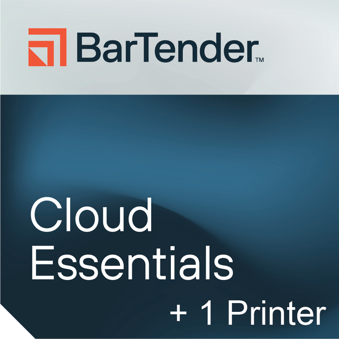 BarTender Cloud Essentials - Plan + 1 Printer Annual Subscription