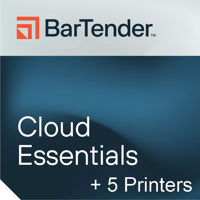 BarTender Cloud Essentials - Plan + 5 Printers Annual Subscription