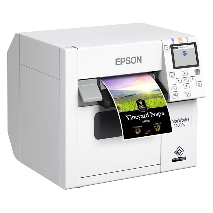 IPSi-Epson-ColorWorks-Inkjet-Label-Printer-CW C4000 Product 03 Right Angle