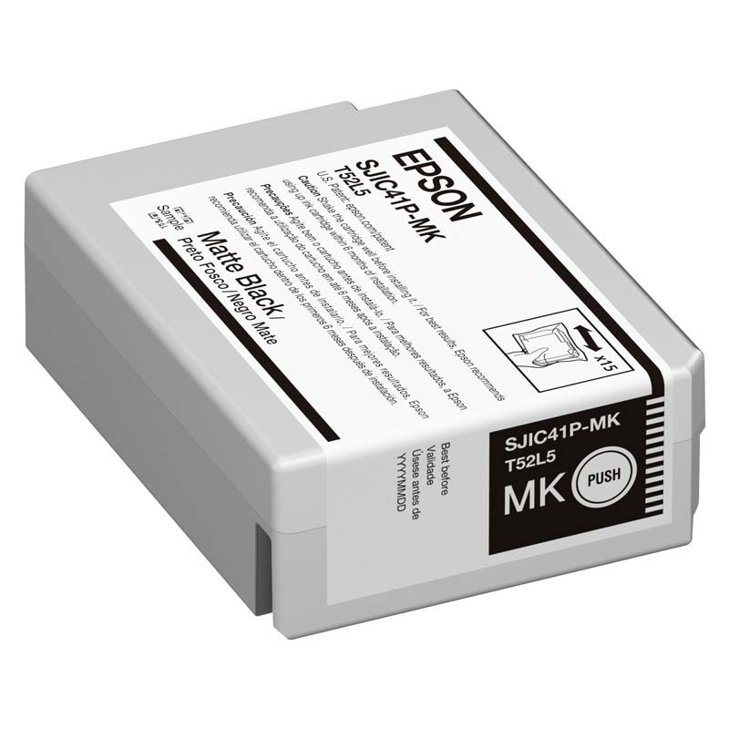 Epson C4000 Matte Black Ink Cartridge SJIC41P-MK — Infinity Label